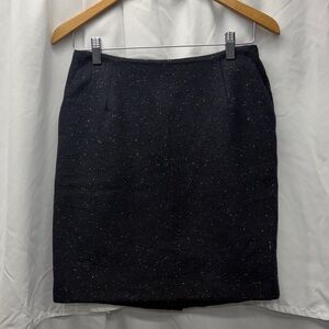 Modcloth Speckled Navy Pencil Skirt